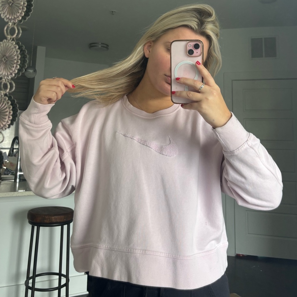 Nike Women's Pink Sweatshirt